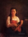 La jugadora de mandolina es madre de hijos Mary Cassatt